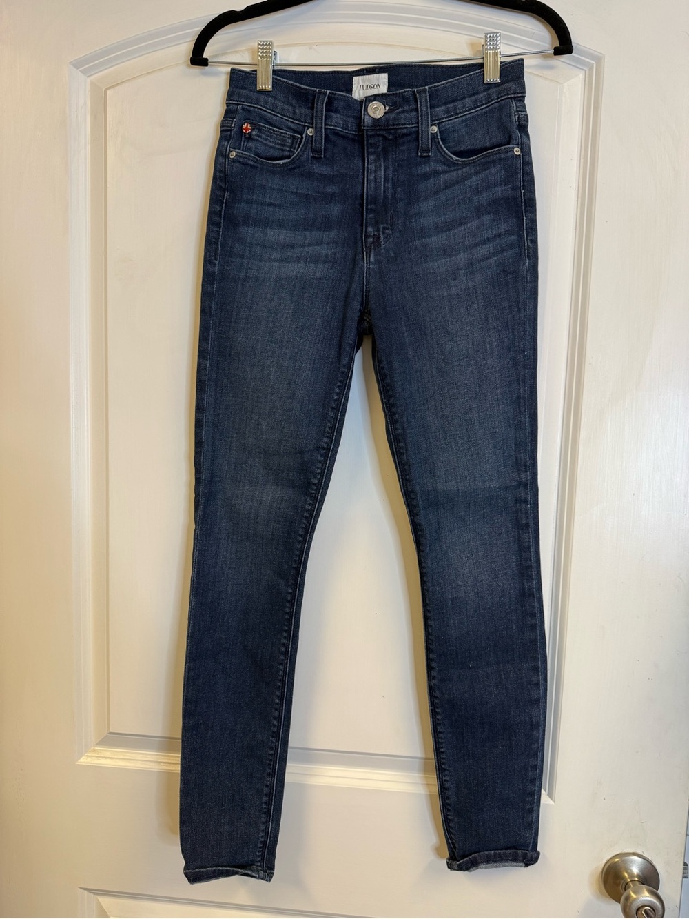 Hudson Blair High Rise Super Skinny Ankle Jeans Marrakech Size 24